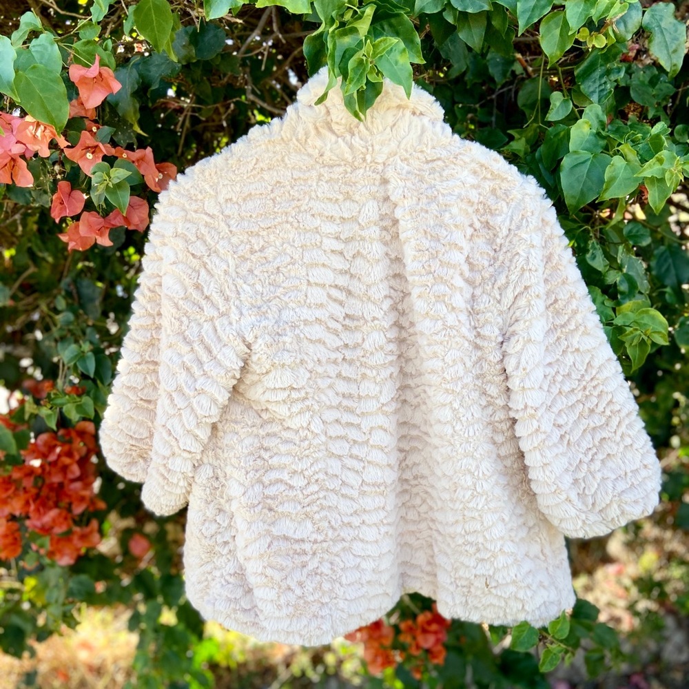 Faux Fur Cropped Coat